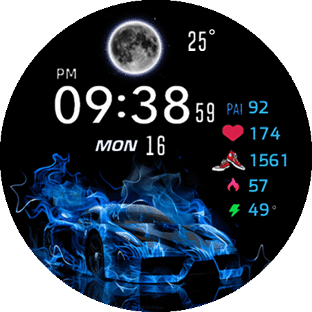 Neon Fire Cool Cars- GTR3