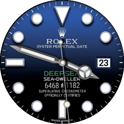 Rolex Deepsea Blau Conversion