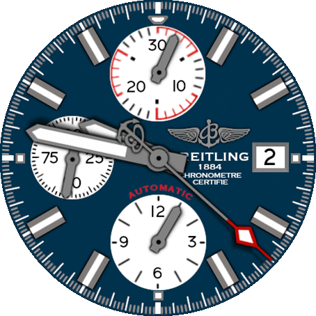 Breitling Super Avenger II Blue Dial