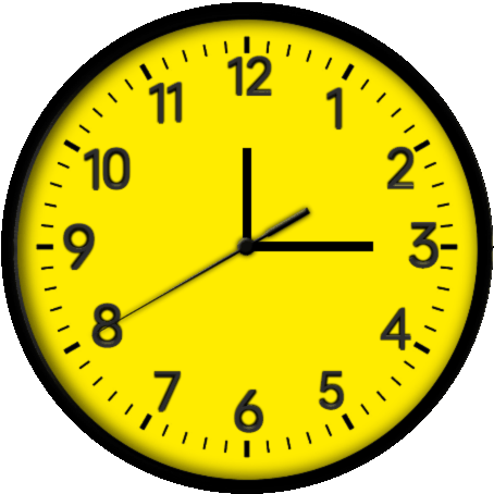 Simple HQ analog yellow  face