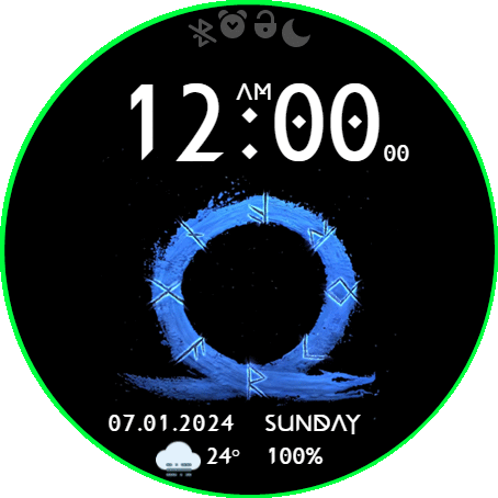 God of War Ragnarok GTR 47 Blue Logo