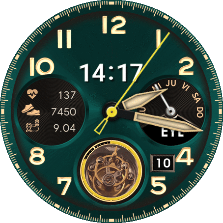 Classic Turkish Green Animated