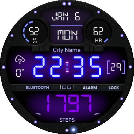 HT GTR4 055 Ultraviolet Digital Dark