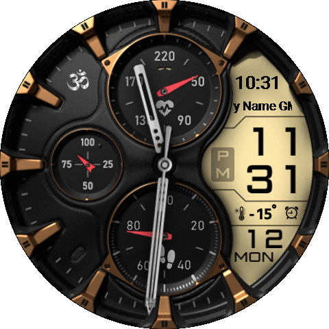 Dynamic Face world clock