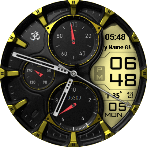 Dynamic Face world clock