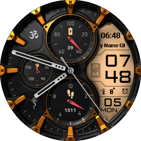Dynamic Face world clock