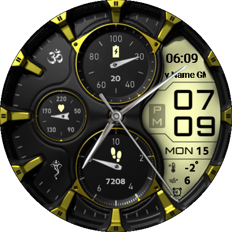 Dynamic Face world clock