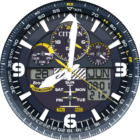 Citizen Skyhawk JY8078-52L Azul Promaster Angels A-T Eco-Drive