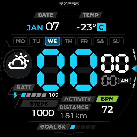 RZ238 blue