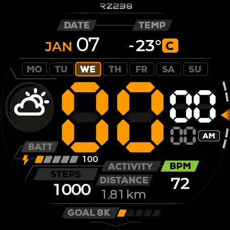 RZ238 yellow