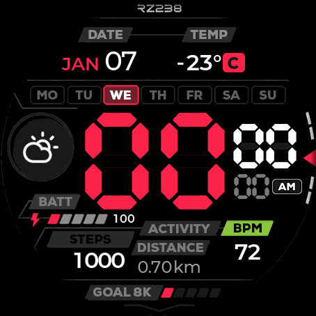 RZ238 red