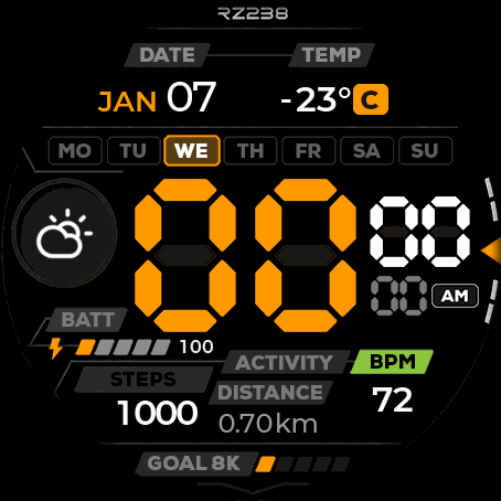 RZ238 yellow