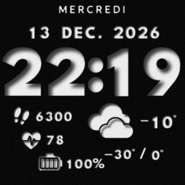 Elégant noir & blanc