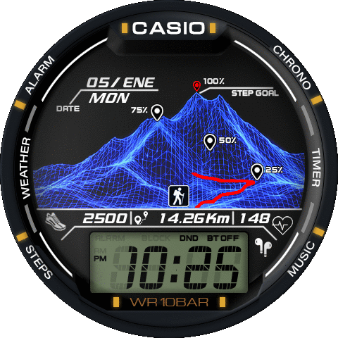 CASIO mountain