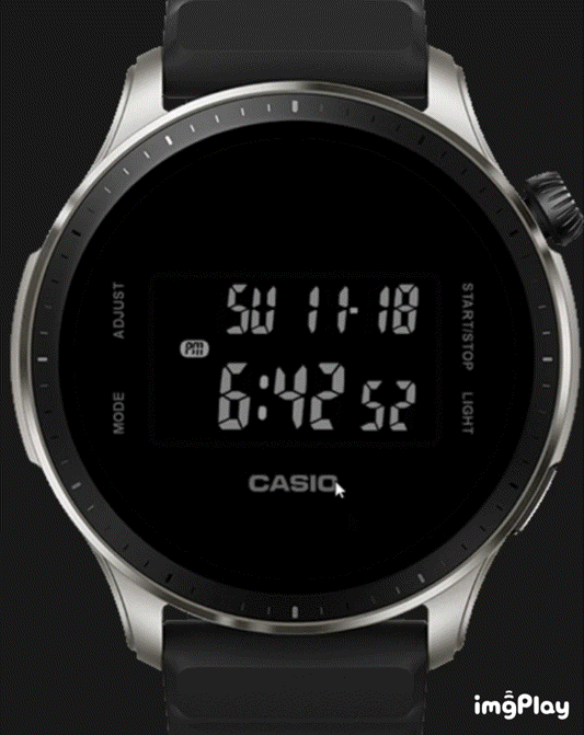Simple minimal time and date