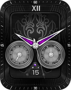 Purple rhyme carving