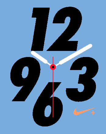 Nike Analog Light Blue and Black