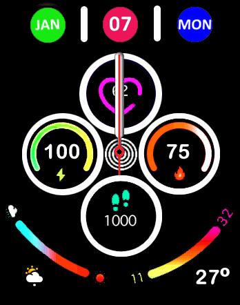 Sando Apple White Black