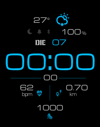 Simple Watchface Blue