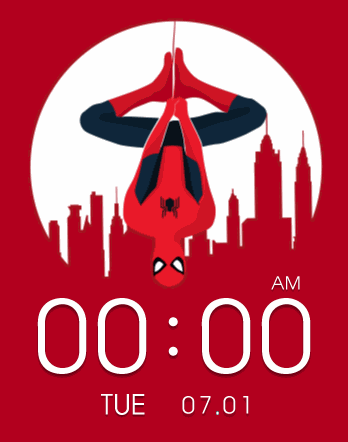 Spider-Man red BG