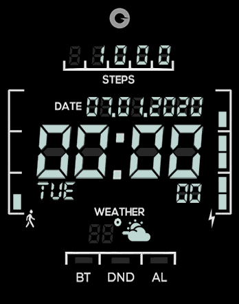 Vortex 5 Black Digital Inverted GTS