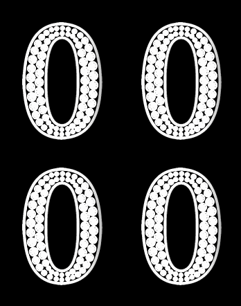 简约型数字钻石表盘