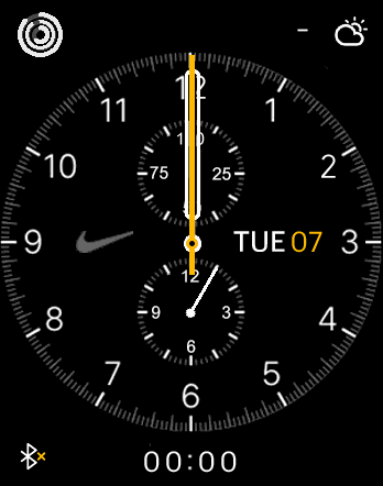 Apple watchface style_analog