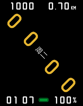 45度倾斜的彩色数字