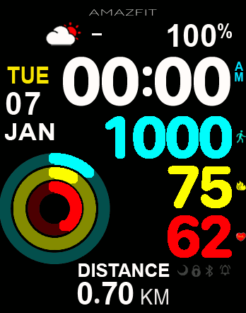 GRS DIGITAL CIRCLE COLOR 2 12h GTS