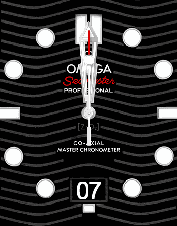 omega seamaster black