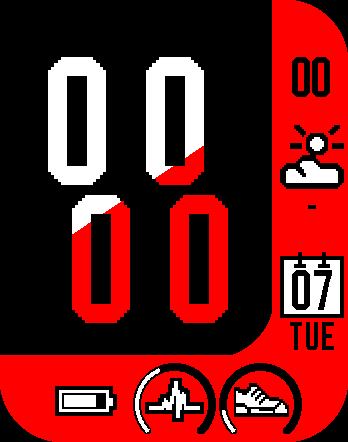 pebble red GTS EN/KO