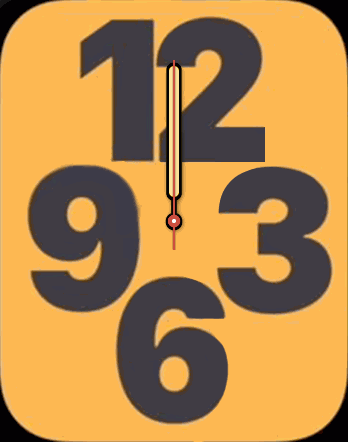 Apple Watch Face Yellow
