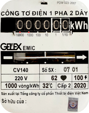 Đồng hồ điện VN