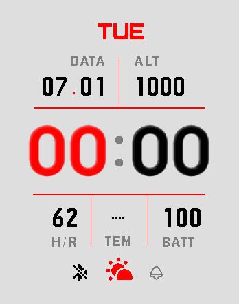 reverse version GARMIN Tactix