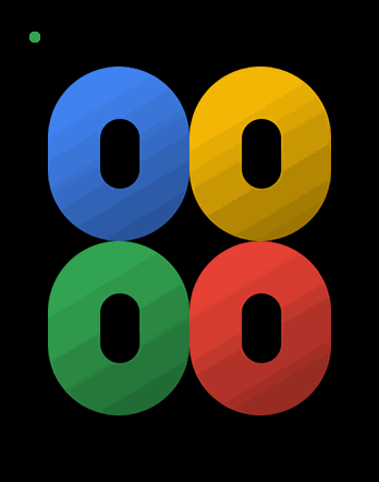 digital big G number minimal