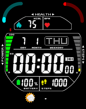 Digital Dashboard Sport GTS
