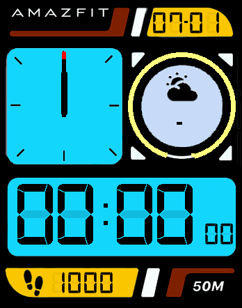 Amazfit retro Battery