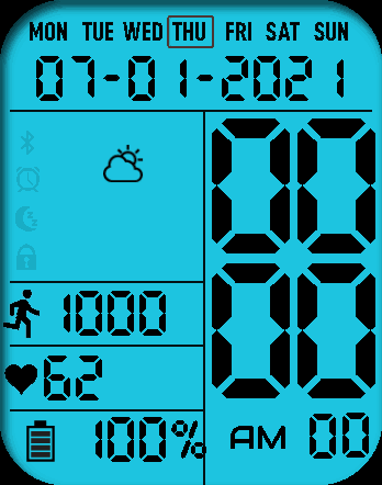 Digital Sport Vertical Blue