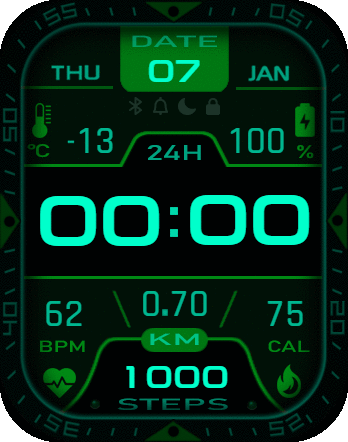 AEON X700 Dark Mod Green/Green