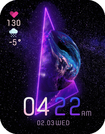 Space Neon (w/ Weather)