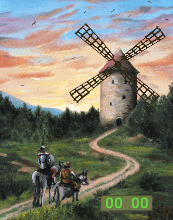 The Don Quixote Windmill Digital (animated windmill)