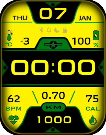 AEON X700 MOD Small Frame Version Yellow/Green