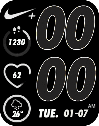 Nike+ Black Amazfit GTS 2 - Zepp E Square