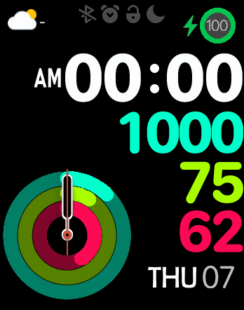 Apple v6 Circles Analog&Digital