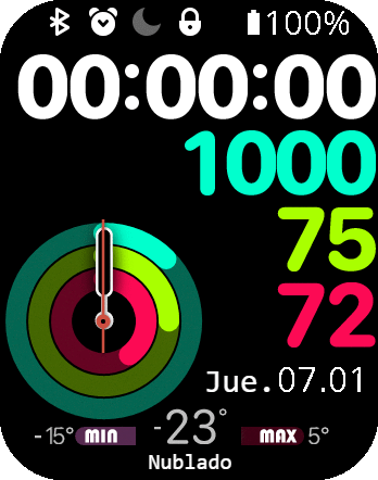 Esfera Sport Watch [modificado AOD]