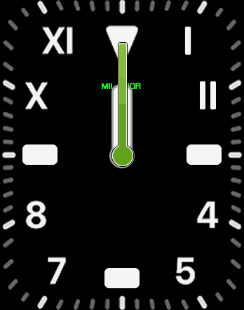 analog black simple for gts 2 by milanior