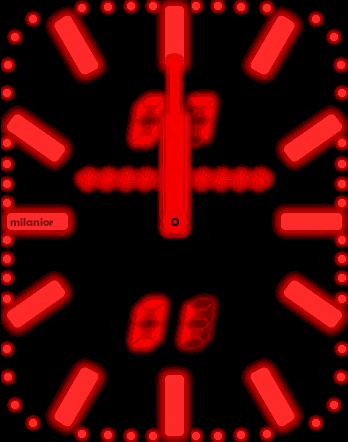 retro analog red shine by milanior for gts2