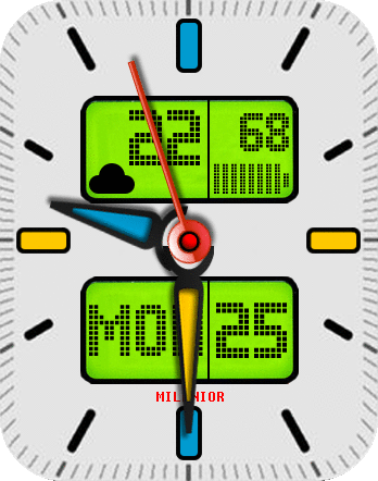 digi analog watch for gts 2 by milanior