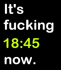 Fu**ing time