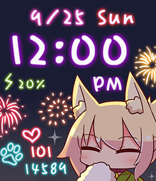 Kemomimi-Chan Fireworks